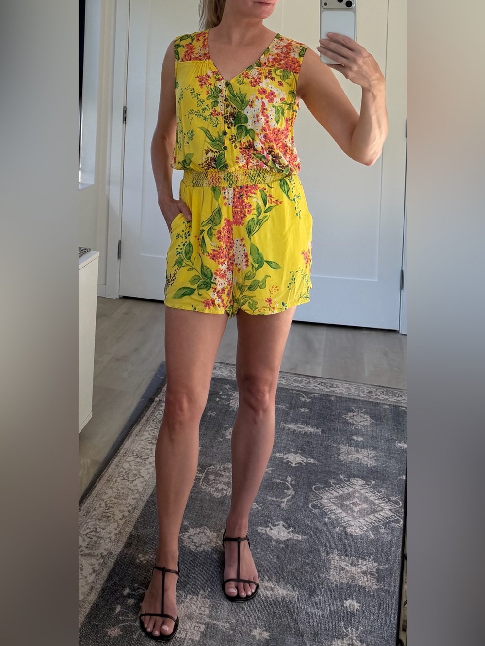 Plenty by Tracey Reese Floral Romper